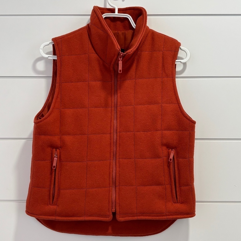 Vintage Ellabee Les Modes wool vest lined full zip est. size small READ DESCR.